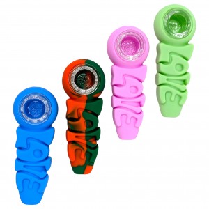Assorted Designs Silicone Hand Pipes [NTR20]